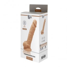 Телесный реалистичный фаллоимитатор DILDO 7INCH FLESH - 17,7 см.