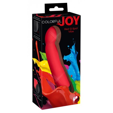 Красный G-стимулятор Red G-Spot Vibe - 17 см.